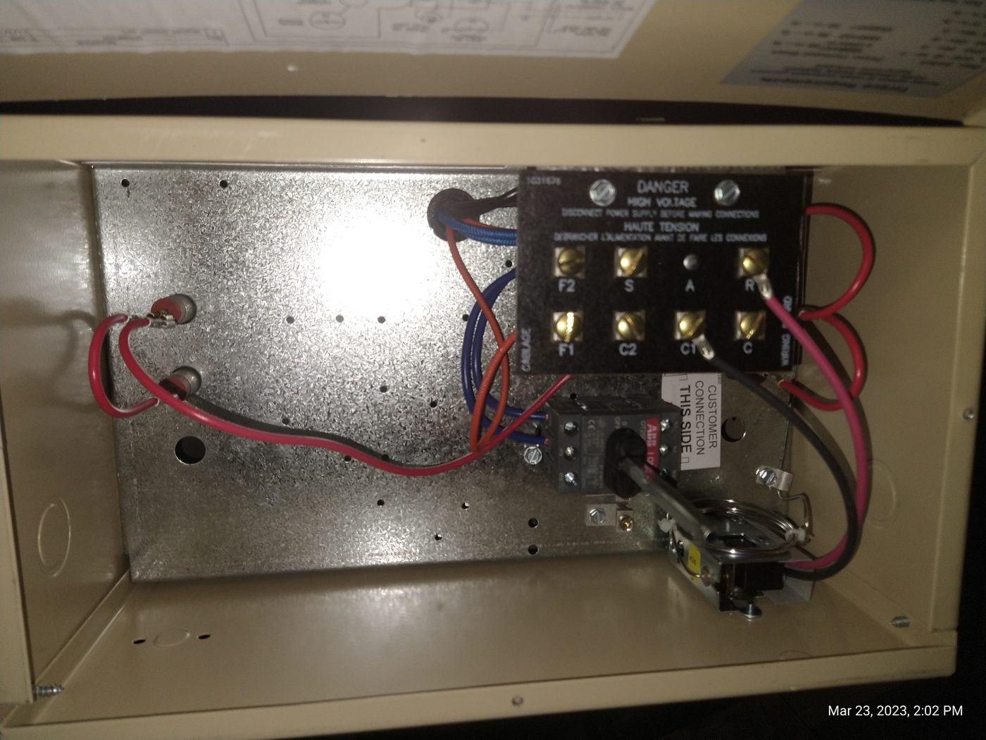 Low-voltage security and control wiring run in-wall